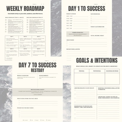 6 Months From Now – Guided Business Journal for Entrepreneurs (Hard Copy)