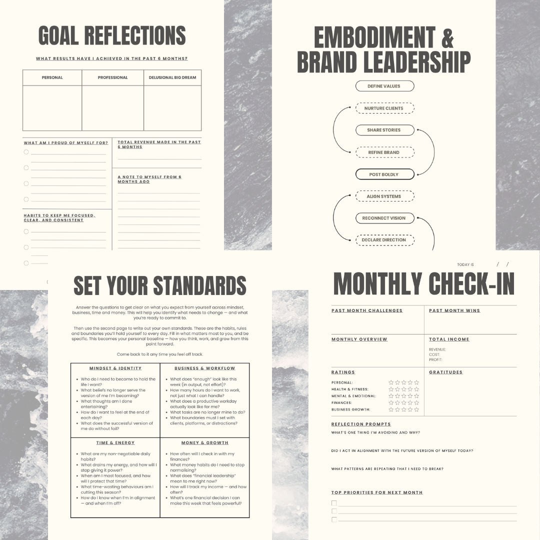 6 Months From Now – Guided Business Journal for Entrepreneurs (Hard Copy)